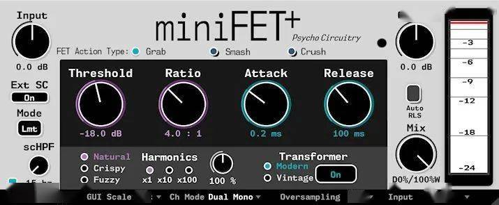 VCA压缩器 Psycho Circuitry MiniVCA V1.0.0-WiN&MAC-音浪网-音乐制作系统办公资源