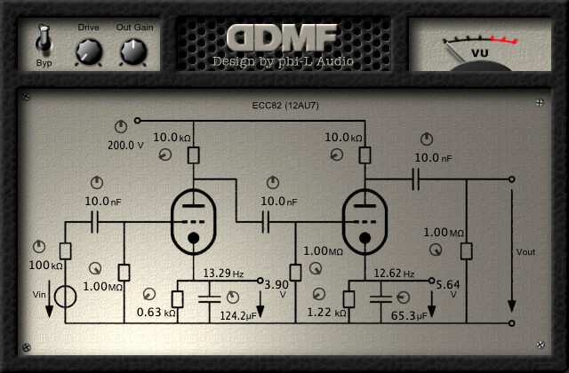 电子管前置放大器 DDMF phi-L Audio Tube Preamp v2.0.2 x64 x86 VST VST3 AAX WIN-音浪网-音乐制作系统办公资源