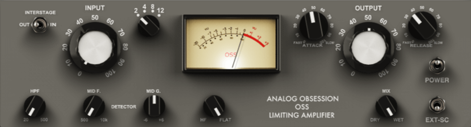 硬件压缩器 Analog Obsession OSS v5.0-音浪网-音乐制作系统办公资源