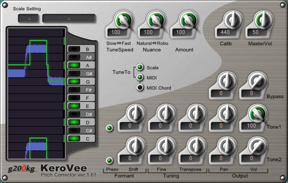 音高校正插件 g200kg Kerovee v1.61 x86 VST WiN-音浪网-音乐制作系统办公资源