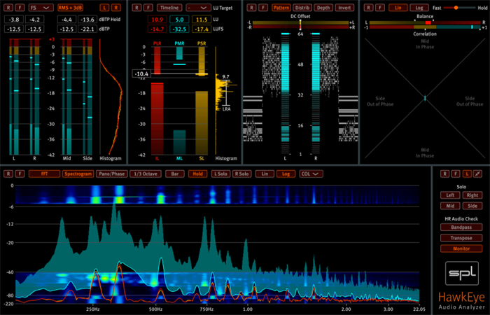响度频谱表 Plugin Alliance – SPL HawkEye WIN-音浪网-音乐制作系统办公资源