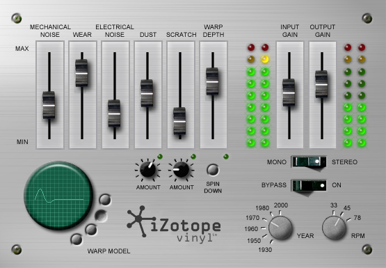 iZotope Vinyl 插件模拟老唱片的声音效果 Win-音浪网-音乐制作系统办公资源