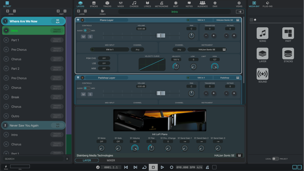 高级现场专业工具 Steinberg VST Live Pro v1.1.0 WiN-音浪网-音乐制作系统办公资源