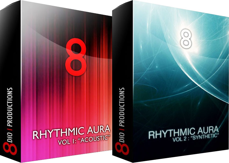 超级棒的好莱坞节奏型音源 8Dio Rhythmic Aura Vol 1+2(Acoustic+Synthetic) Windows/MacOS 康泰克音色-音浪网-音乐制作系统办公资源