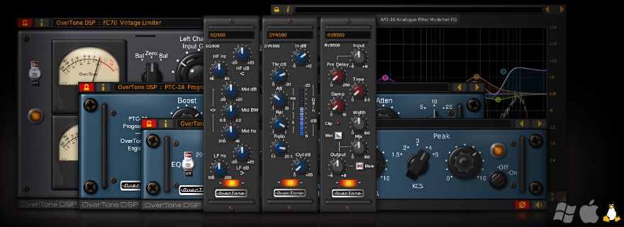 数字信号处理 OverTone DSP Plugins Pack效果器插件 WiN-音浪网-音乐制作系统办公资源