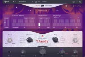 9gkp虚拟贝斯软音源插件UJAM Virtual Bassist DANDY v2.1.1 WiN-音浪网-音乐制作系统办公资源