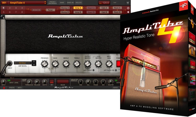 IK Multimedia AmpliTube 4 Complete v4 吉他效果器 Win/MacOS-音浪网-音乐制作系统办公资源