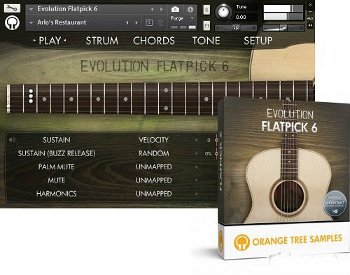 Evolution Flatpick 6 钢弦木吉他 康泰克音色 Windows/MacOS-音浪网-音乐制作系统办公资源