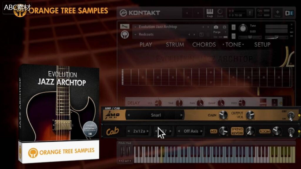 jazz吉他Orange Tree Samples Evolution Jazz Archtop Win/MacOS-音浪网-音乐制作系统办公资源