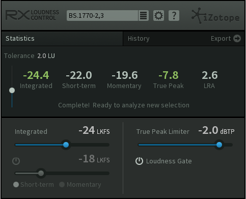 iZotope RX Loudness Control v1.03 Incl Emulator自动响度工具 WiN-音浪网-音乐制作系统办公资源