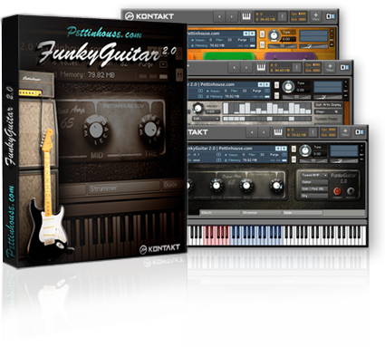 芬克吉他二代Pettinhouse FunkyGuitar 2.0 康泰克音色 Win/MacOS-音浪网-音乐制作系统办公资源