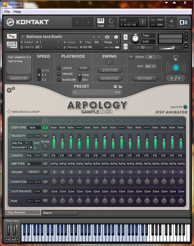 ARPOLOGY 电子节奏合成器 非常好的节奏音源 Windows/MacOS 康泰克音色-音浪网-音乐制作系统办公资源