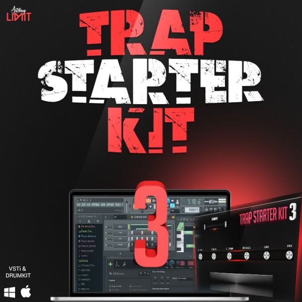 Limit Beats TRAP STARTER KIT 3 wav-音浪网-音乐制作系统办公资源