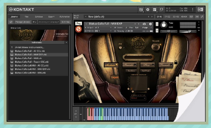 独奏大提琴Embertone Blakus Cello弦乐kontak音源音色管弦Solo Windows/MacOS 康泰克音色-音浪网-音乐制作系统办公资源