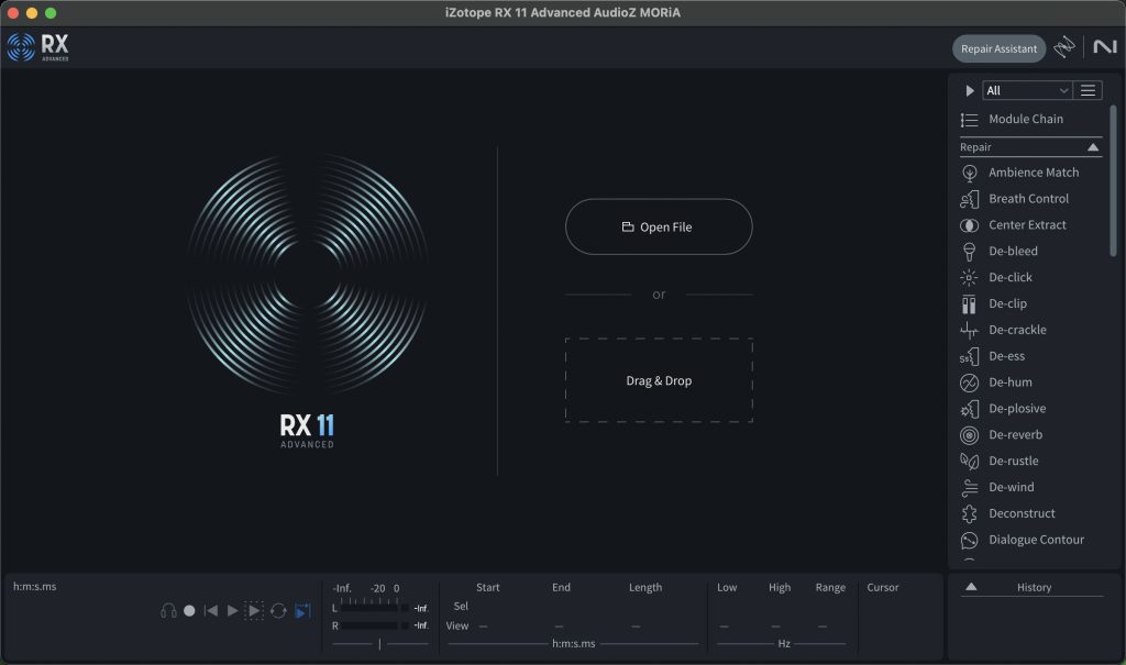 最新伴奏提取人声降噪软件 iZotope RX 11 Audio Editor Advanced v11.0.0 WIN&MAC-音浪网-音乐制作系统办公资源