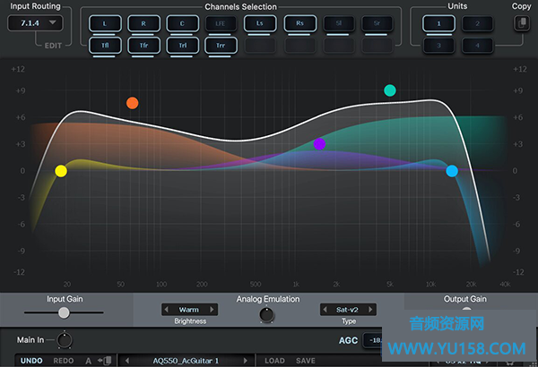 滤波器插件 Red Rock Sound UniQ 2 V1.0.1 WiN MOCHA-音浪网-音乐制作系统办公资源