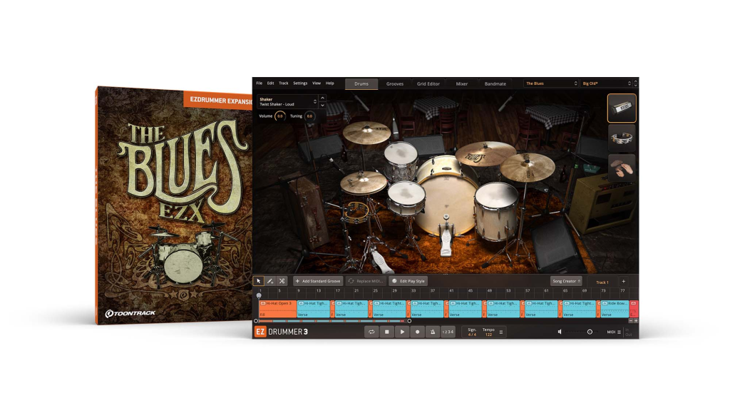 EZDrummer3扩展库之蓝调鼓组 Toontrack The Blues EZX v1.5.1 (SOUNDBANK)-音浪网-音乐制作系统办公资源