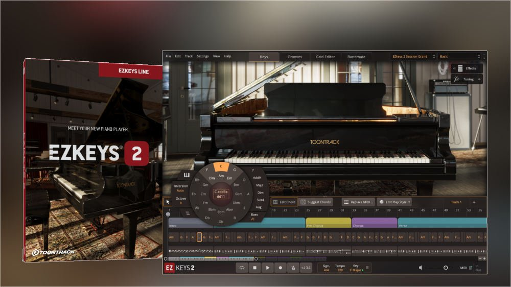 自动钢琴2代升级 Toontrack EZkeys v2.0.5 WIN&MAC U2B(主程序升级，附带扩展Session Organ EKX)-音浪网-音乐制作系统办公资源