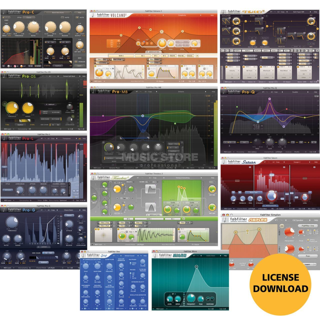 全新肥波2024版 FabFilter Total Bundle v2024.02.05 WIN&MAC-音浪网-音乐制作系统办公资源