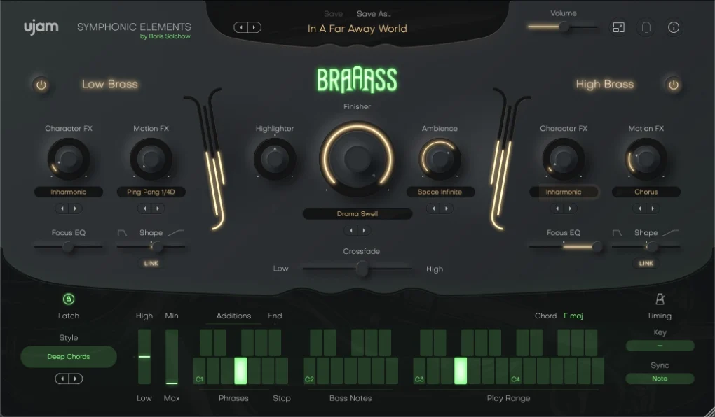 自动史诗铜管音源 UJAM Symphonic Elements BRAAASS v1.1.1 MAC（支持原生M芯片）-音浪网-音乐制作系统办公资源