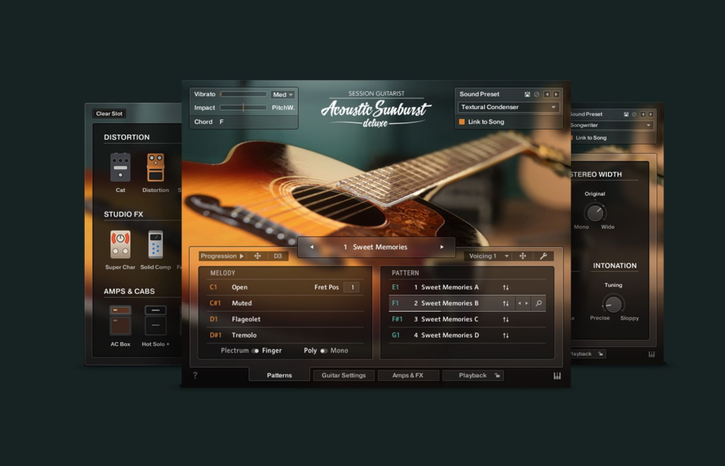 全新编曲木吉他音源 Native Instruments Session Guitarist Acoustic Sunburst Deluxe v1.0.2 KONTAKT-音浪网-音乐制作系统办公资源