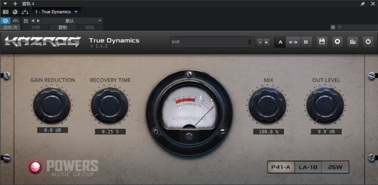 一键安装版插件 True Dynamics 复古电子管压缩器 WIN-音浪网-音乐制作系统办公资源