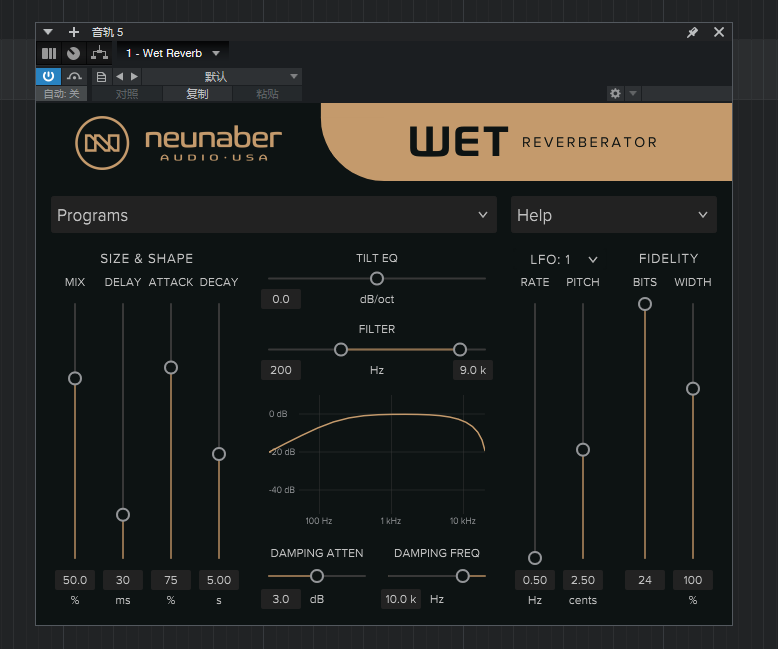 一键安装版插件 Neunaber Wet Reverb湿度混响 WIN-音浪网-音乐制作系统办公资源