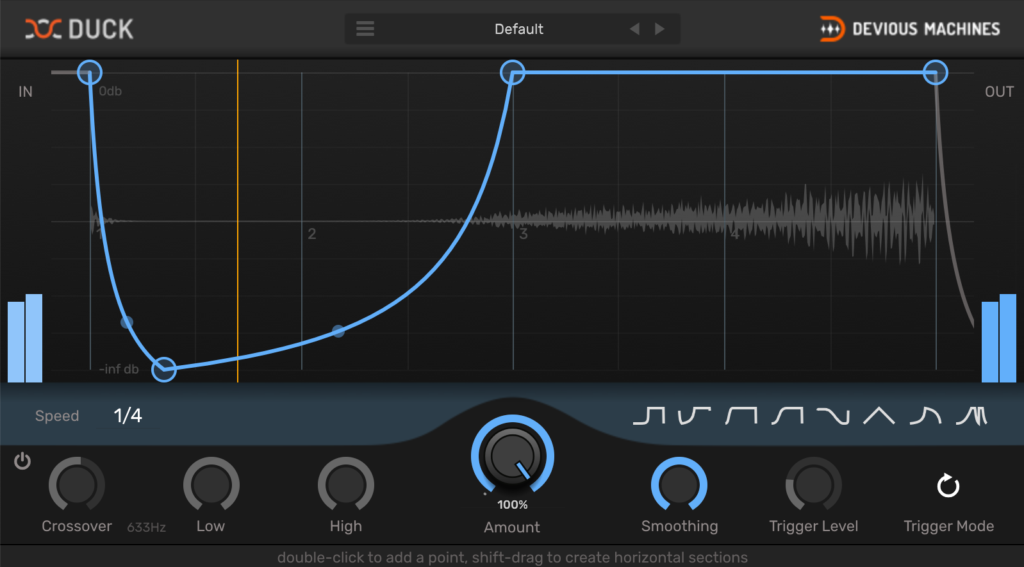 最牛侧链压缩插件 Devious Machines Duck v1.3.11 U2B MAC-音浪网-音乐制作系统办公资源