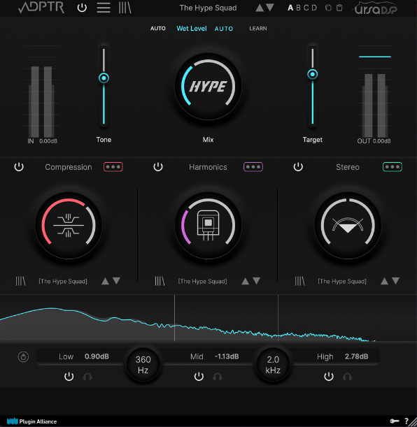 插件联盟多频段增强压缩插件 ADPTR Audio-Plugin Alliance Hype v1.5.0 WIN-音浪网-音乐制作系统办公资源