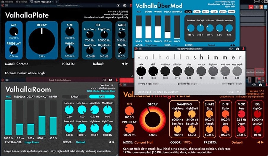 ValhallaDSP bundle 2024.11.CE – V.R MAC-音浪网-音乐制作系统办公资源